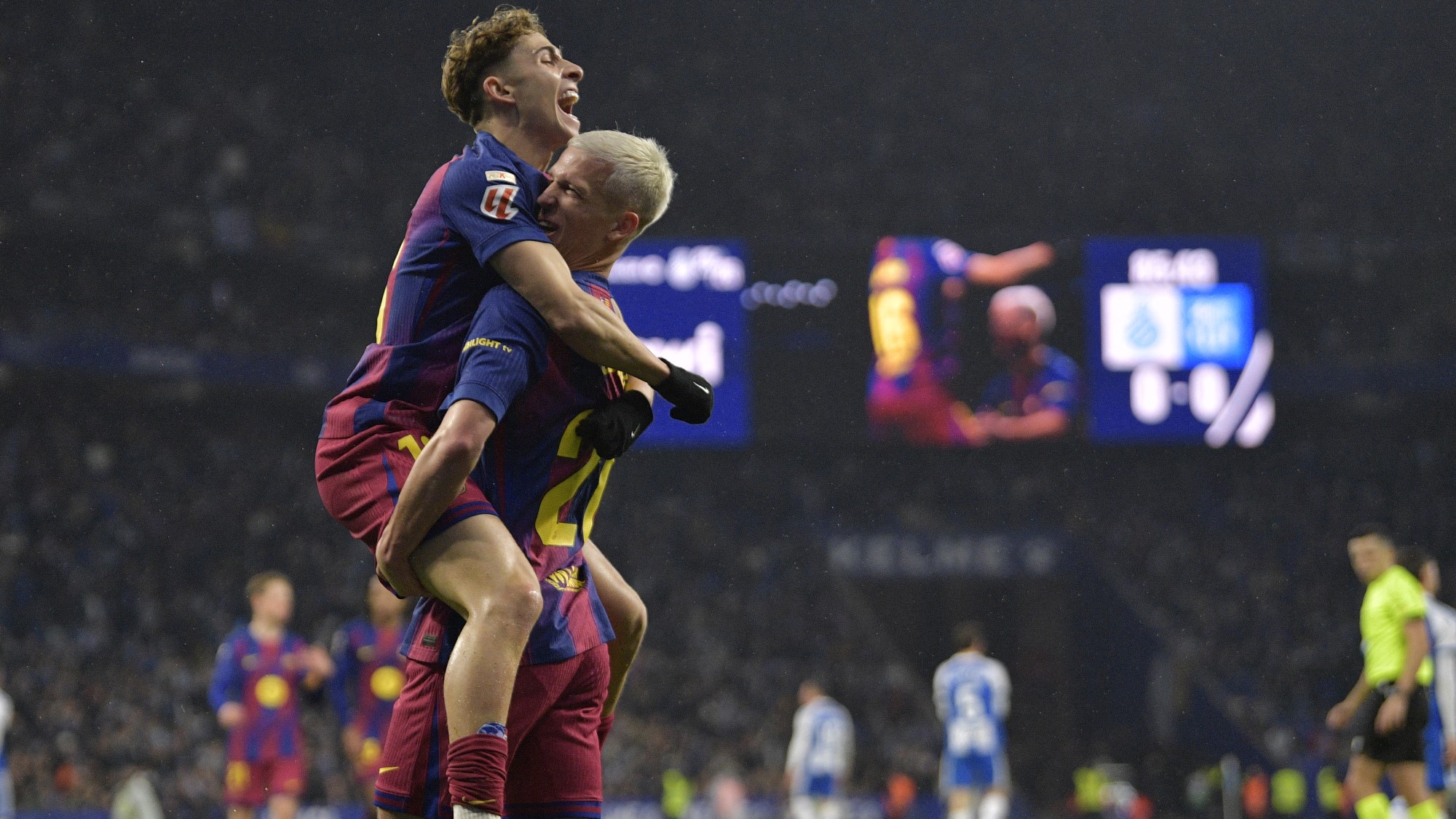 Spanyol focibajnokság Espanyol Barcelona Fermin López Dani Olmo