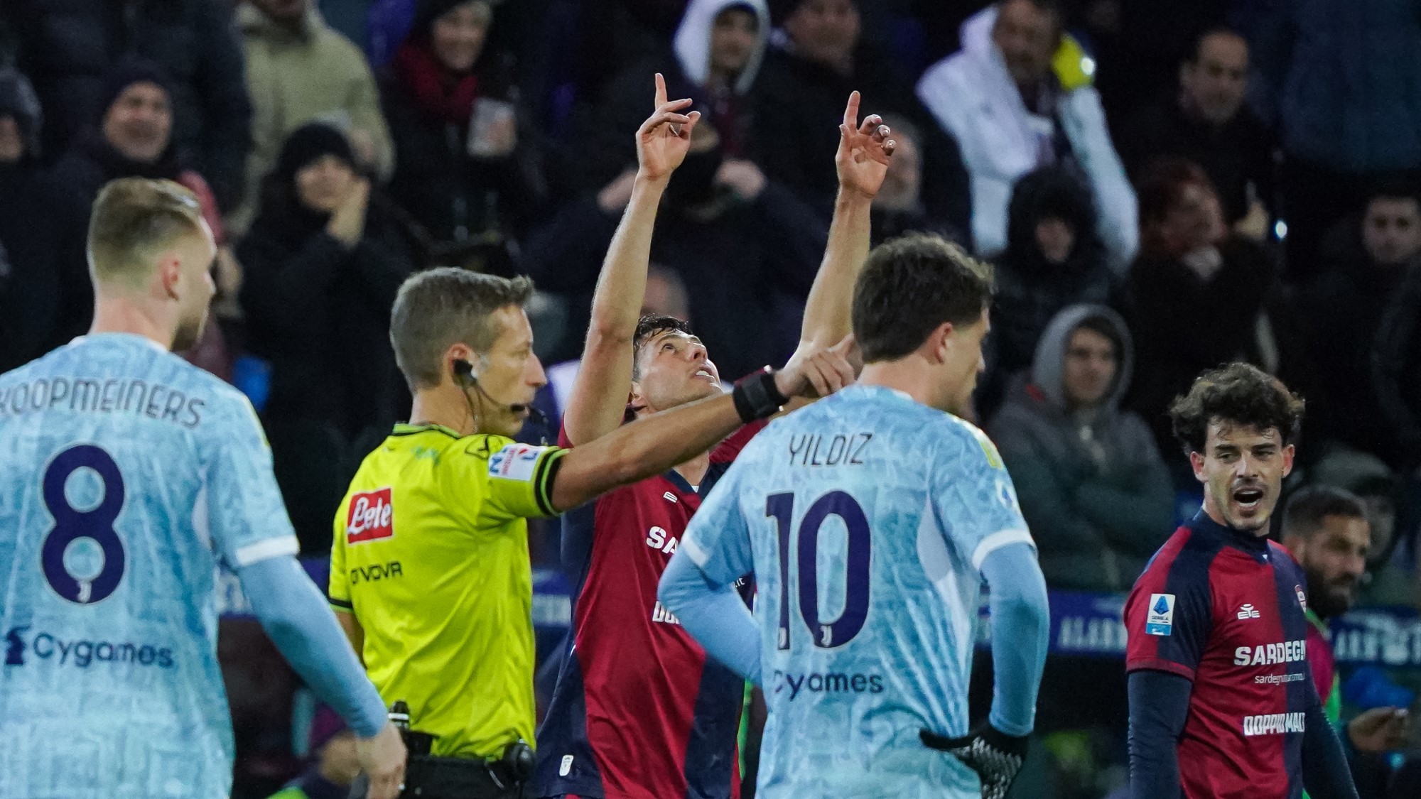 Serie A Cagliari győzelem a Juventus ellen