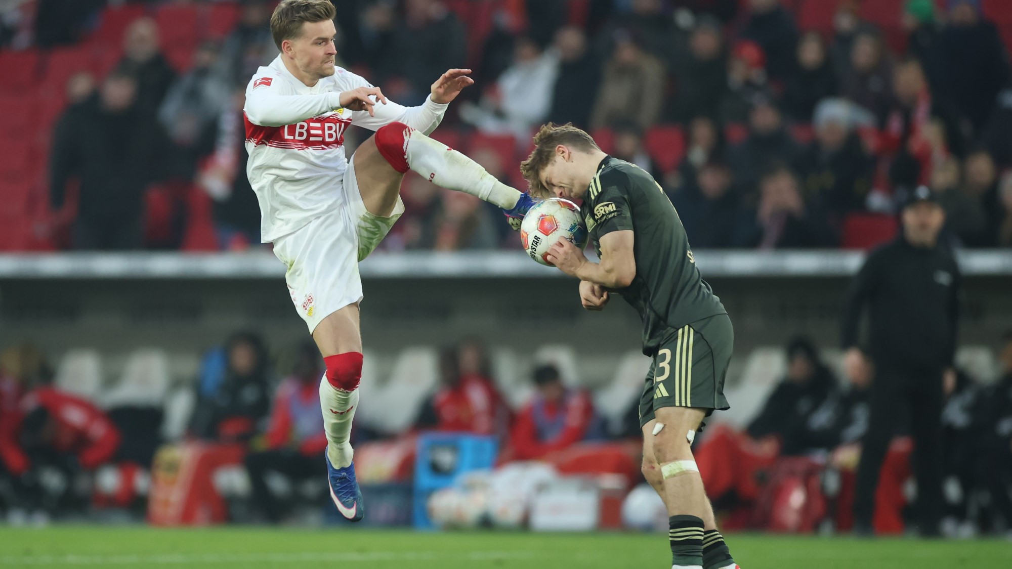 Schäfer András a Stuttgart és az Union Berlin Bundesliga-mérkőzésén.