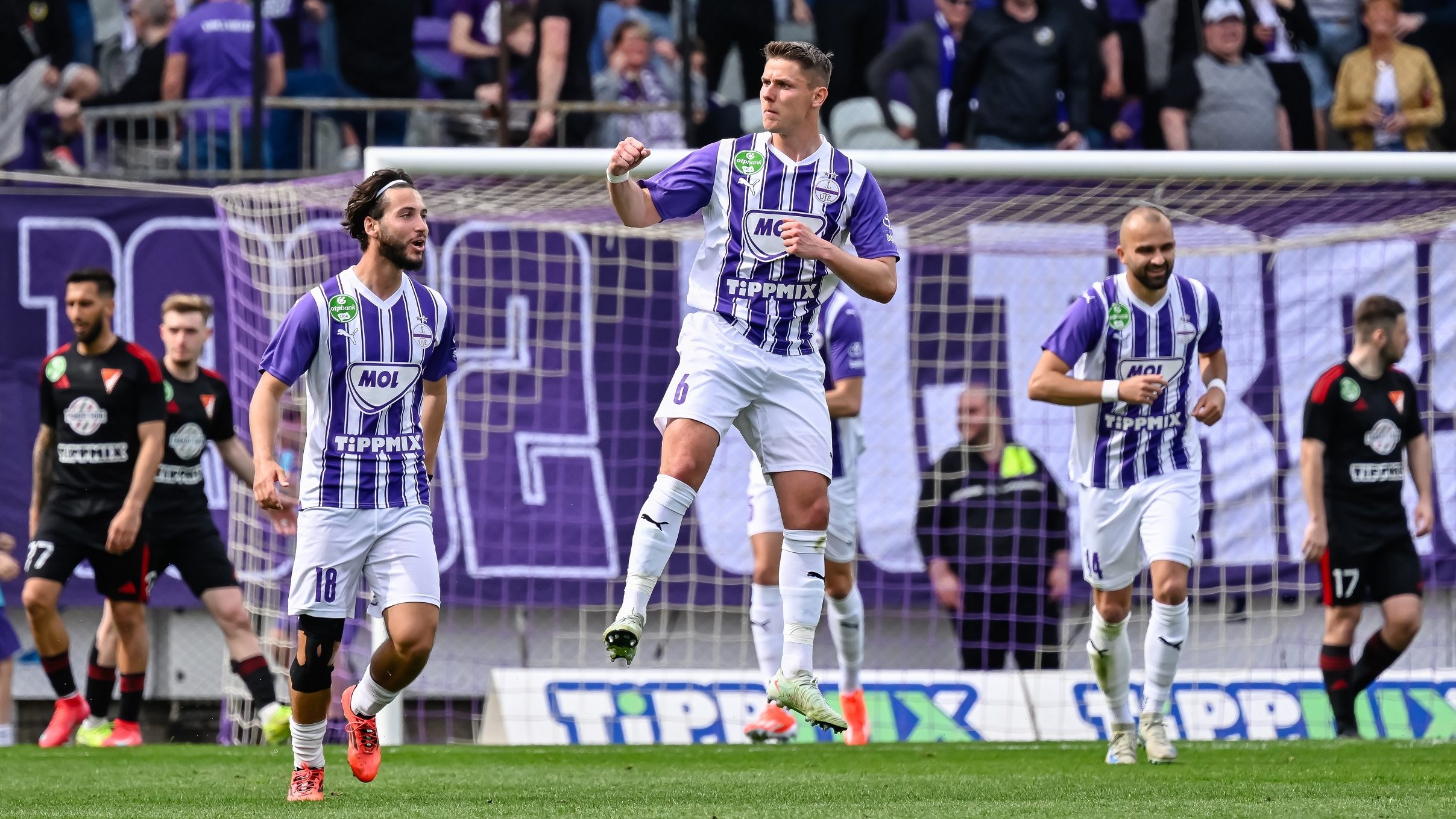 Damian Rasak, Tom Lacoux (b) és Gergényi Bence.