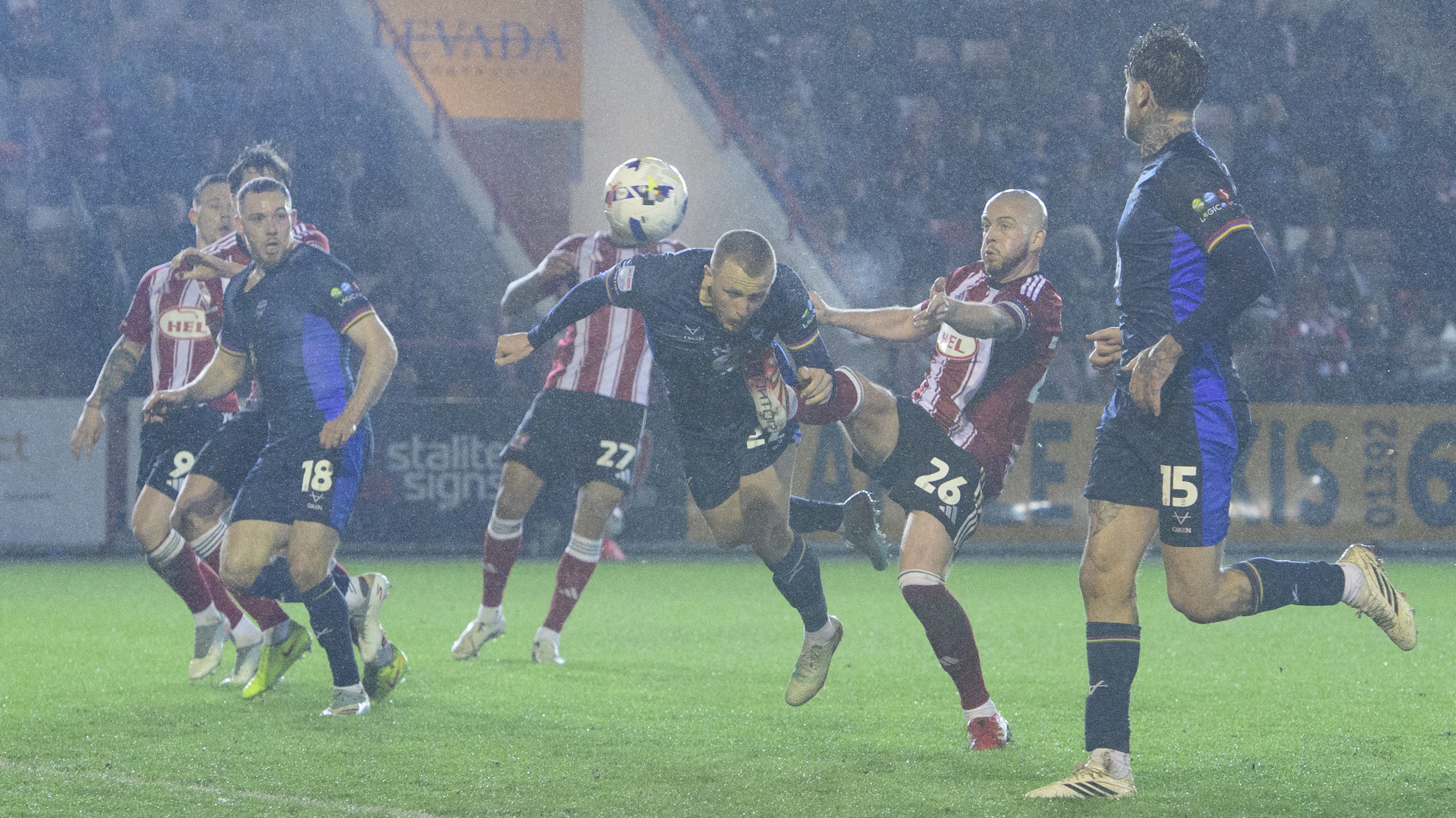 Tom Hamer győztes gólja az Exeter-Lincoln City mérkőzésen.