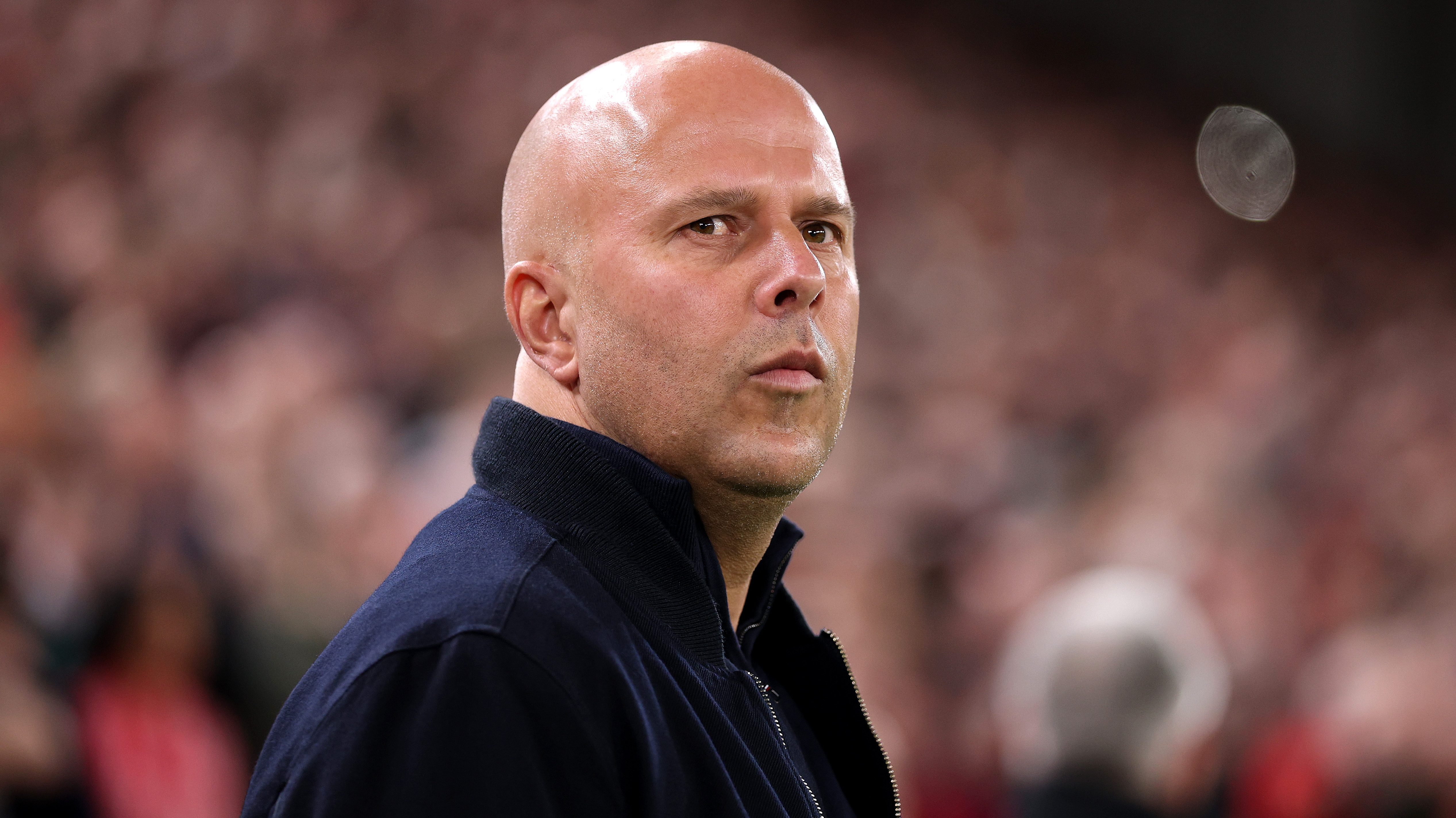 Arne Slot a Galatasaray elleni BL-meccsen.